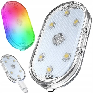 Dotyková 6 LED RGB lampa do auta