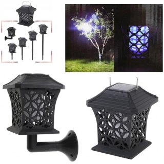 UV Solárna Lampa proti komárom LED 2v1