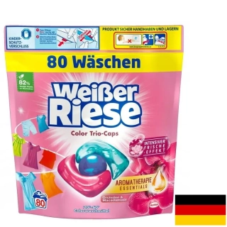 Weißer Riese Aromatherapy Essentials - Kapsule na pranie Trio Caps Color Orchidea 80ks 3v1