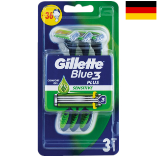 Gillette Blue3 - Žiletky na holenie Comfort 3 ks