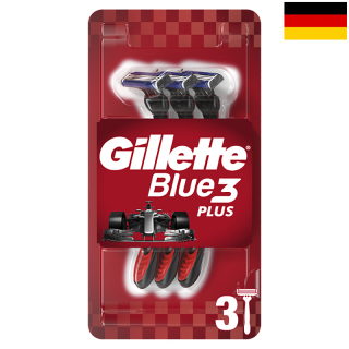 Gillette Blue3 - Žiletky na holenie RED 3ks