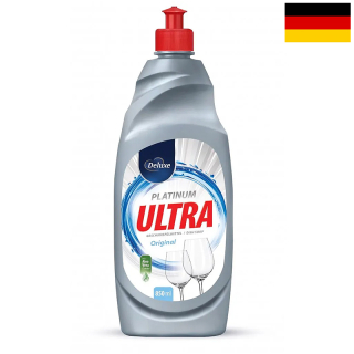 DeLuxe - Čistič na riad Ultra Platinum Original 850 ml