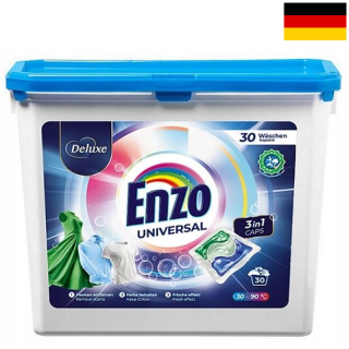 Kapsule na pranie Enzo Universal 3v1 – 30 ks