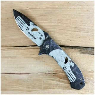 Vreckový nôž White Skull 21/9cm