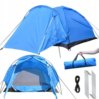 Turistický stan pre 2 osoby so sieťkou proti hmyzu 205x150x105cm