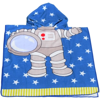 Kozmonaut - Detské pončo 120 x 60 cm