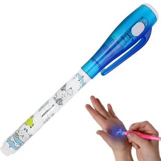 Špionážne pero s neviditeľným atramentom UV LED