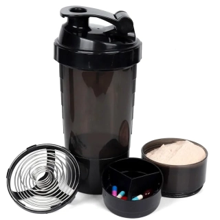 Shaker na výživové doplnky pri cvičení 500ml