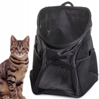Transportný batoh pre zviera do 10kg čierny