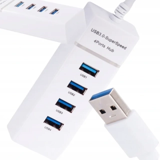 Hub 3.0 4xUSB biely