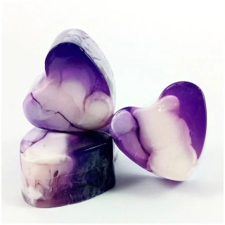 Glycerínové mydlo 90g - Čučoriedka a čierne ríbezle - ručne vyrobené