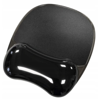 Ergonomická podložka pod myš čierna