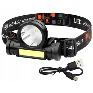 Čelová baterka LED B-SQUL