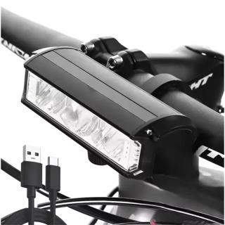 Predné LED svetlo na bicykel
