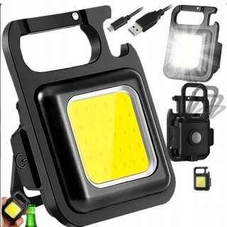 Prívesok multifunkčná mini baterka B-SQUL COB 30LED