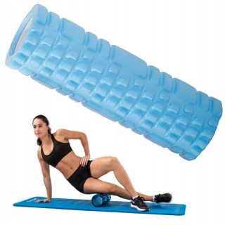 Valec na cvičenie - Joga roller modrý 30cm