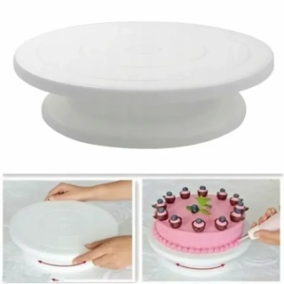 Otočný podnos na zdobenie torty 28cm