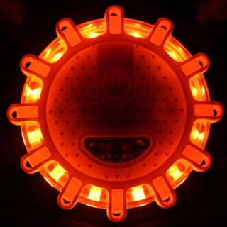 Silná výstražná lampa 360 LED s magnetom