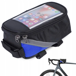 Cyklistická taška na mobil vodeodolná modrá