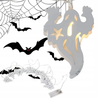 Halloweenska LED girlanda Duchovia 2m