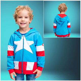 MARVEL - Detská mikina Captain America