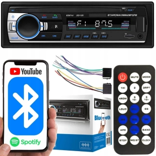 Bluetooth autorádio 1DIN s USB, AUX a diaľkovým ovládaním