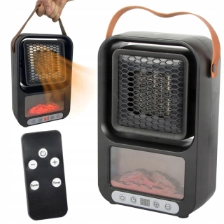 Ohrievač vzduchu s imitáciou krbu a termostatom 500W