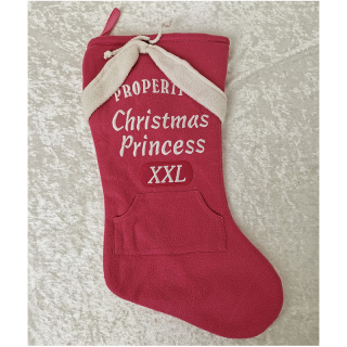 Vianočná čižma ružová - Christmas Princess