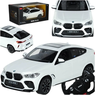 Rastar RC model BMW X6 M 1:14 biely na diaľkové ovládanie