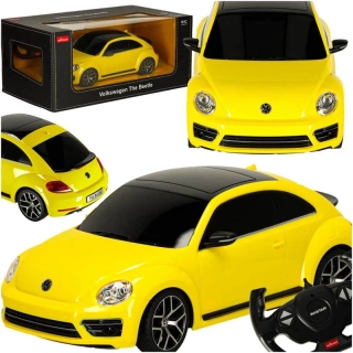 Rastar RC model Volkswagen Beetle 1:14 žltý na diaľkové ovládanie