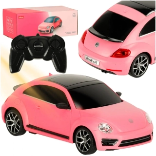 Rastar RC model Volkswagen Beetle UV 1:24 ružový na diaľkové ovládanie