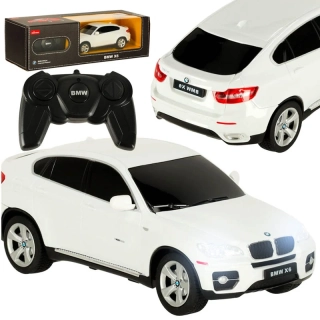 Rastar RC model BMW X6 1:24 biele na diaľkové ovládanie