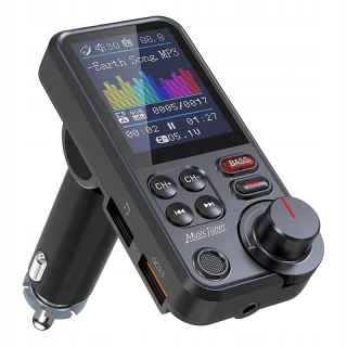 Bluetooth Transmiter FM BT93 s USB, ekvalizérom a čítačkou kariet SD