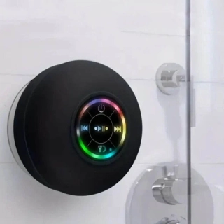 Mini bluetooth reproduktor LED s prísavkou