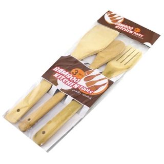Sada kuchynského náradia z bambusového dreva 29cm - 3ks