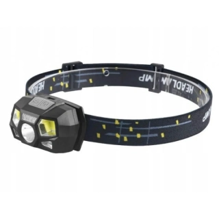 Čelová baterka 9LED s pohybovým senzorom