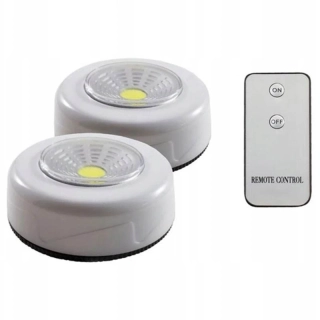 Bezdrôtové LED lampy s ovládačom 2ks