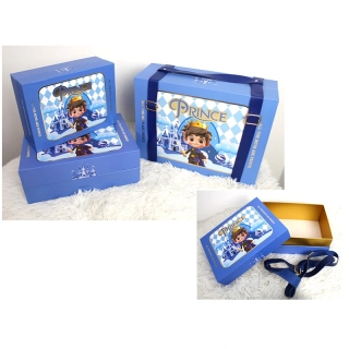 Darčekové krabice modré - Prince 3ks
