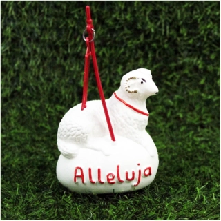 Aleluja - Veľkonočný baranček 14 x 8 x 5 cm