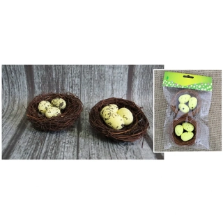 Veľkonočné hniezda 2 ks - 7 x 3 cm
