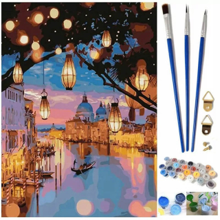 Maľovanie podľa čísel 40x50cm Venice