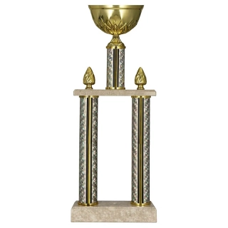 Pohár kovový stĺpový - 40 cm