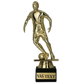 Futbalista - Športová trofej na podstavci s vlastným textom