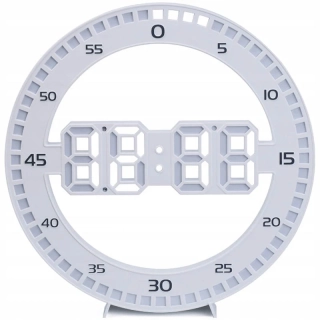 LED hodiny s teplomerom 3688L 33cm