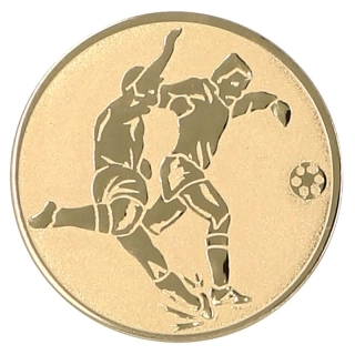 Futbal : Emblém - Nálepka na trofej Ø 50 mm zlatá