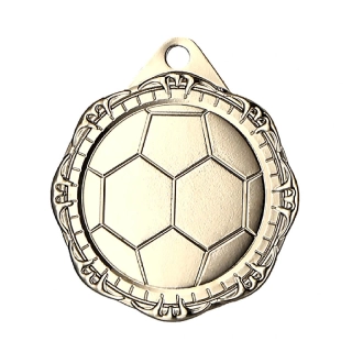 MMC1232/G - Futbal : Medaila kovová strieborná 32mm