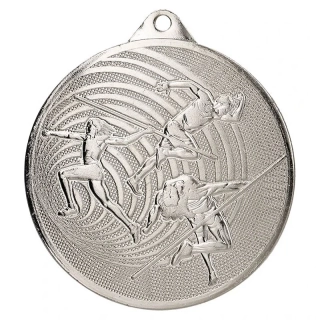 MMC3072/S - Atletika : Medaila kovová strieborná 70 mm