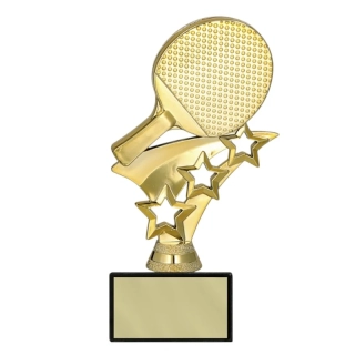 Stolný tenis - Športová trofej na podstavci s vlastným textom 15 cm