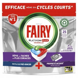 FAIRY Platinum Plus - Tabletky do umývačky riadu All in One 25ks