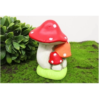 Muchotrávka červená - Záhradná keramická figúrka: 15cm